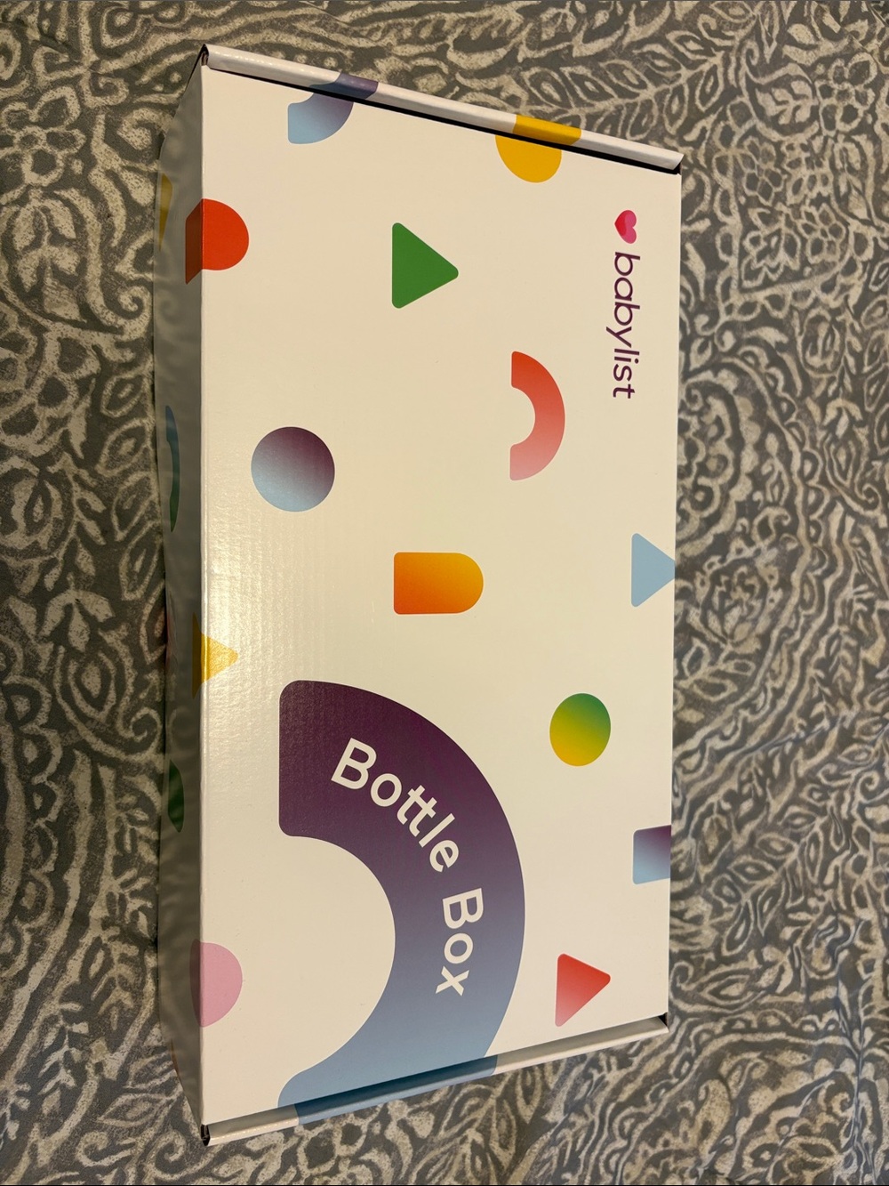 Babylist Bottle Box - Multicolor Geometric Design